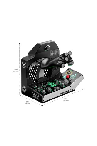 Thrustmaster Viper Tqs Mission Pack 64 Tuşlu Metal Gaz Kolu Ve Panel Seti, Dcs Uyumlu, Pc Diğer Oyun Konsolları Siyah