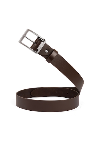 Pierre Cardin Deri Erkek Kemer En 4cm Pc4100 Kahverengi