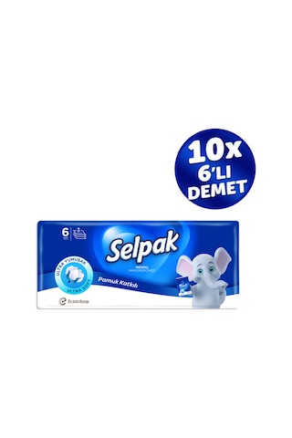 Selpak® Cep Mendil 60'lı (10 x 6)