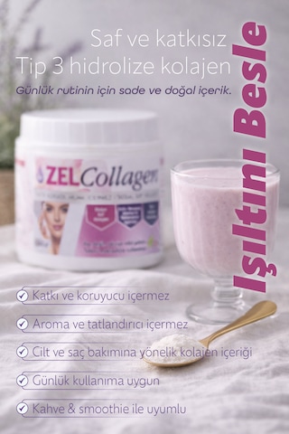 Zel Tip 3 Hidrolize Toz Kolajen 280 G