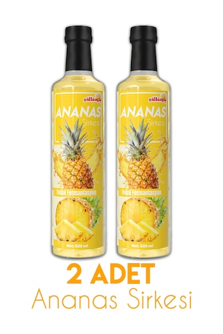 Güllüoğlu Ananas Sirkesi X 2 Adet 525ml
