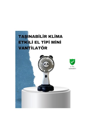 Şarj Edilebilir Taşınabilir Mini Vantilatör Usb Uyumlu