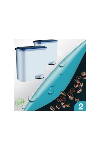 Lexroo Solo Barista Pure Kafe Ph012 Philips Aquaclean İçin Kahve Makinesi Su Filtresi 2 Adet
