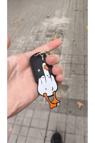 Duckyou Anahtarlık - Ördekli Anahtarlık - Komik Hediyeler