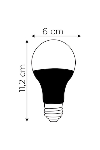 Led Lamba 9w E27 720 Lm Beyaz 6500k Beyaz Işık