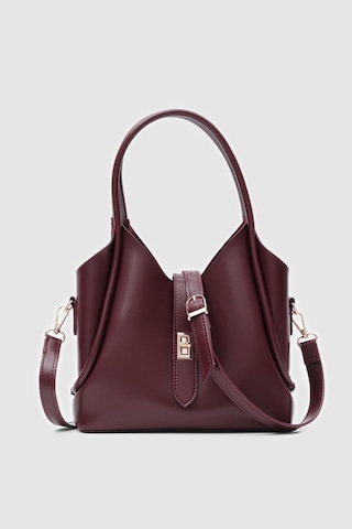 Shule Bags Cindy El Ve Çapraz Çanta Bordo Bordo