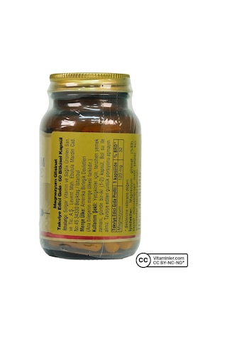 Solgar Magnesium Glycinate 60 Kapsül Aromasız