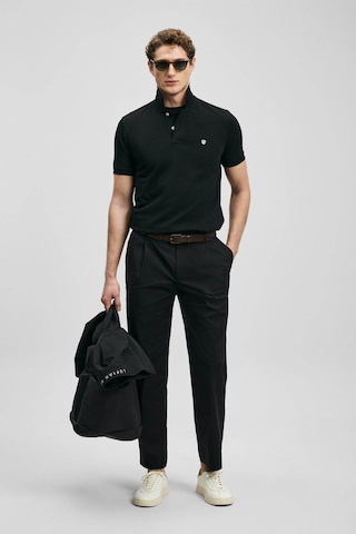 Lufian Laon Smart Siyah Erkek Polo Yaka T-shirt 111040230