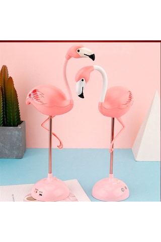 Flamingo Masa Lambası Şarjlı Pembe