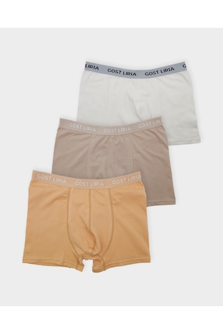 Gost Liria -signature Glow Erkek Boxer 3 Lü Paket - Çok Renkli Çok Renkli