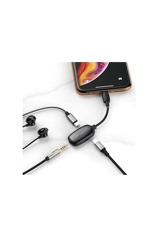 Lightning Çoklayıcı / 2x Lightning çıkışı ve 1x 3.5 mm stereo