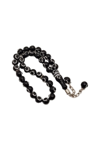 Han Ticarethane Ay Yıldız Desenli Siyah Tesbih