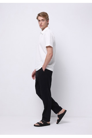 Colin's Colins Comfort Fit Polo Yaka Düz Erkek Beyaz Kısa Kol Tişört Cl1077419 Q1.v1 Ofw Beyaz