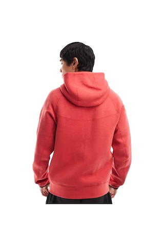 Nike Tech Fleece Full Zip Windrunner Hoodie Kapüşonlu Unisex Sweatshirt Kırmızı Kırmızı