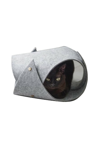Bundera Toby Kedi Tüneli Evcil Hayvan Oyuncağı 70 x 20 CM