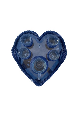 Saki Kalp Tepsi | Lacivert