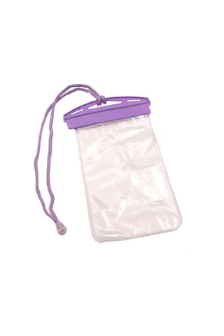 Tüm Telefonlara Uyumlu, Su Geçirmez, Telefon Kılıfı, Askılı Kılıf, Su Altı Kabı, Mor