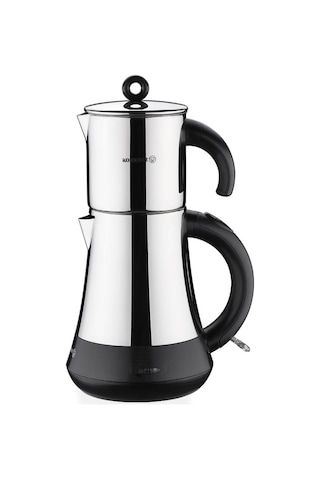 Korkmaz Hasbahçe Elektrikli Çaydanlık Parlak-siyah