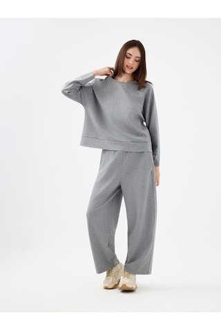 LOFT Oversize Kadın Sweatshirt Lf2040812 Q1.v1 Gri