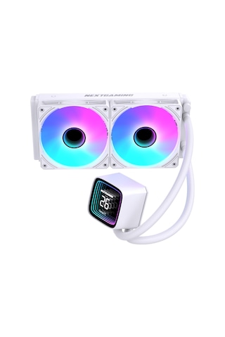 Ng-240c Nitro Cool 240mm Argb Fanlı Derece Göstergeli Sıvı Cpu Soğutucu Beyaz