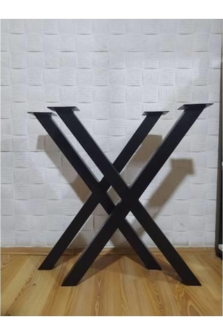 Abronyahediye X Metal Masa Ayağı 2 Adet En 60Cm Boy 72Cm 50X50 Profil Abronya