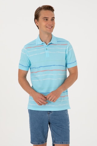 U.S. Polo Assn. Erkek Regular Fit Polo Yaka Aqua Tişört 50299642-VR007