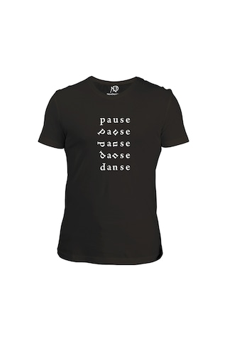 Erkek V Yaka Gri Tshirt Pause Dance 001
