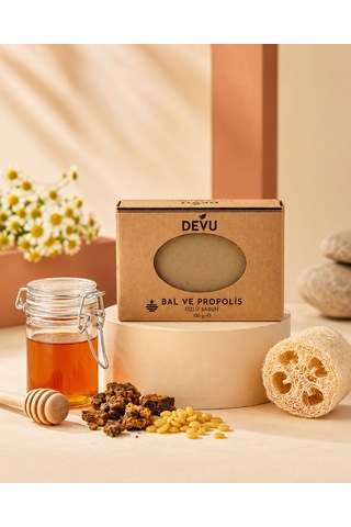 Doğal Bitkisel Katı Sabun Bal Ve Propolis Özlü Sabun