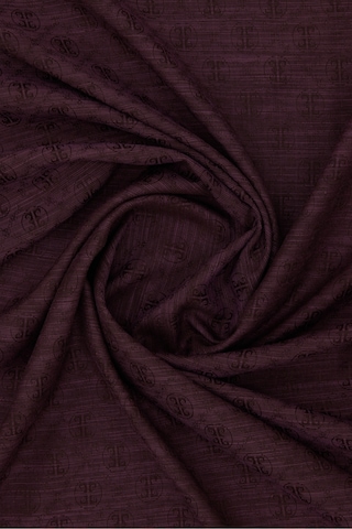 Pierre Cardin 100x100 K.pierre Cardın Logolu İpek Koton Jakar Bordo Bordo