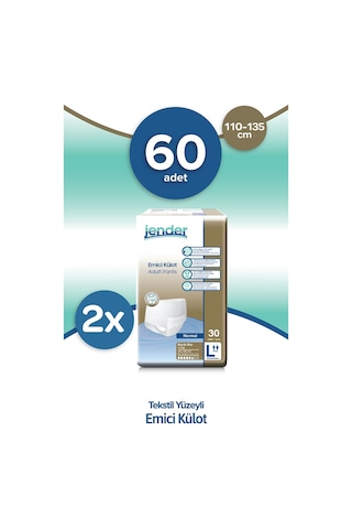 Jender Emici Külot Bez L 60 Adet