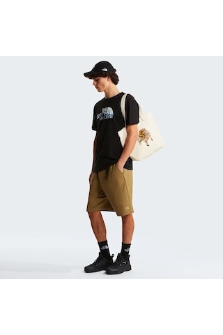 The North Face Mountain Line Regular Erkek T-shirt Nf0a8guxjk31 Siyah