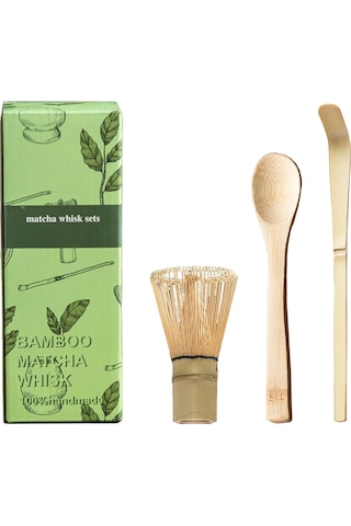 Fosenze Seramik Matcha Seti - Çay Kefesi, Kaşık Ve Süzgeç İle Pürüzsüz Lezzet Deneyimi Bej