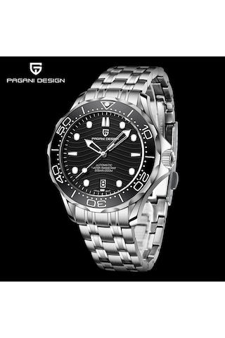 Pagani Design Pd-1685 Seamaster 42mm 200m Su Geçirmez Japon Nh35 Otomatik Mekanik Saat Safir Kristal Çelik Saat Siyah