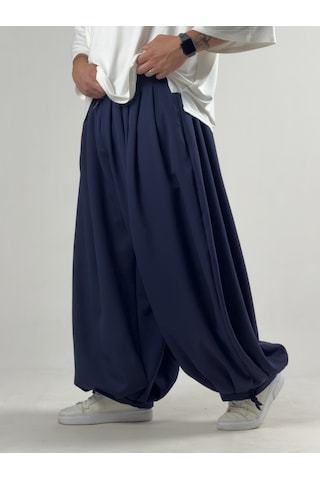 Cocopelli Süper Oversize Lacivert Erkek Jogger Pantolon Coc3232