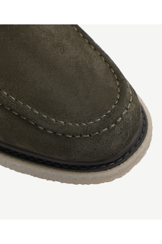 Yargıcı Retro Görünümlü Lastikli Bot Haki