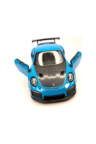 Kinsmart Porsche 911 Gt2 Rs 1 32 Çek Bırak Metal Araba mavi