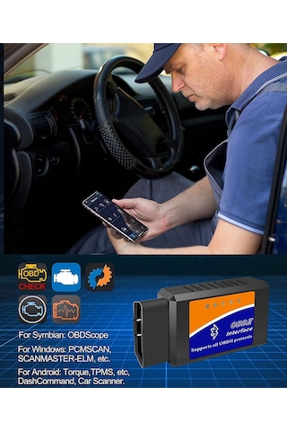 OBD II 1.5V Bluetooth Pıc18f25k80 Renault Peyren-ddt4all-Carista 6.3