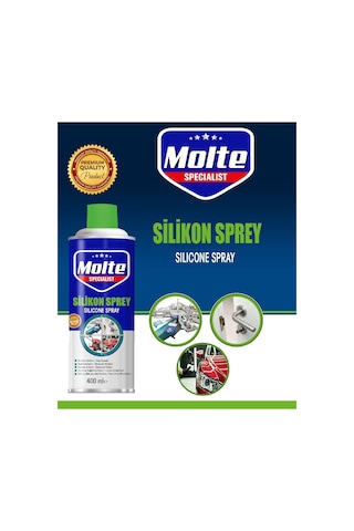 Molte Silikon Kalıp Ayırıcı Otomotiv Koşu Bandı Yağlama Sprey 400 ML