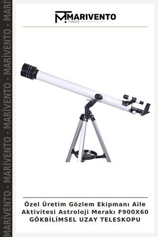 Özel Üretim Gözlem Ekipmanı Aile Aktivitesi Astroloji Merakı F900x60 Gökbilimsel Uzay Teleskopu