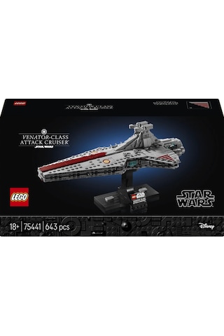 LEGO® Star Wars™ Venatör Sınıfı Saldırı Kruvazörü 75441 - Yetişkinler için Orijinal Detaylar İçeren Model Yapım Seti (643 Parça)