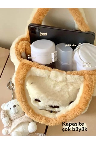 Kadın Geniş Kapasiteli Çift Taraflı El Çantası-pembe Pembe