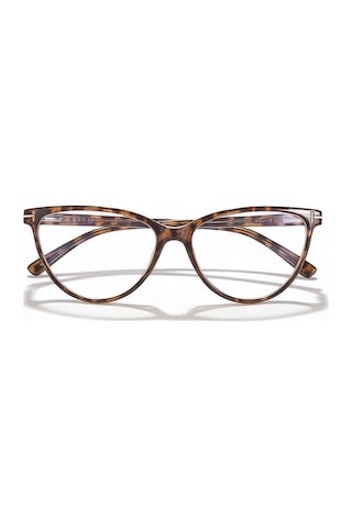 Unisex Mavi Işık Korumalı Leopar Gözlük Cat Eye Blue Block Optik Uyumlu
