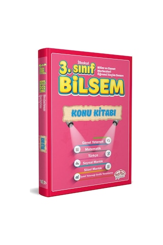 Editör Yayınları 3. Sınıf Bilsem Hazırlık Kitapları Seti 4 Lü Set