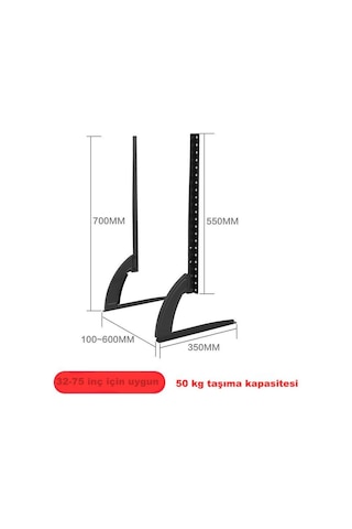Dailytech 32 75" Lcd Led Sabit Ekran Evrensel Masaüstü Tv Standı