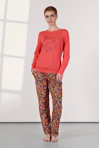 Doreanse Kadın Desenli Renkli T-shirt Pijama Takımı 25k4048-standart Çok Renkli