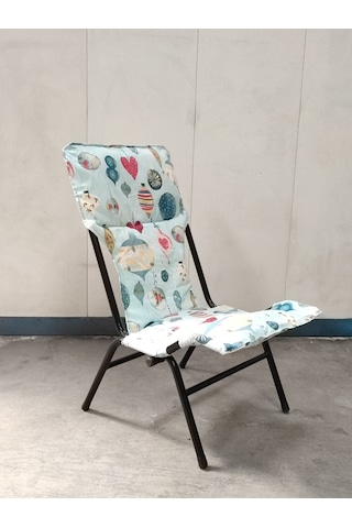 Yapa-Yavuzpaşalar Katlanan Şezlong Sandalye -- Siyah Iskeletli, Polyester Kumaş (539726671) Siyah