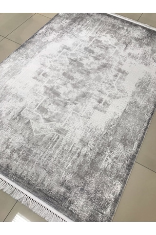 Merinos Halı Elegance 74429 096 Serisi Akrilik Salon Oturma Yatak Odası Halısı Gri - Krem