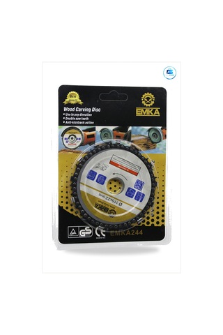 Ahşap Oyma Testere Diski 115x22 Mm Zincirli Daire Bahçe Açılı Taş