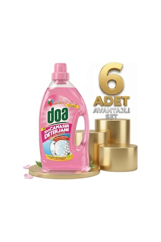 Doa Sıvı Çamaşır Detarjanı Yünlü Ve Narinler 6x2700 Ml
