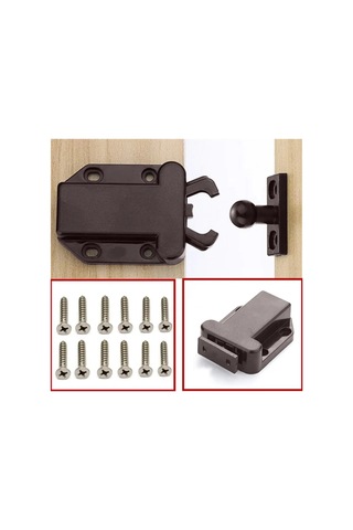 Expertland Mobilya İçin Basmalı Mandal, 2 Adet. 273512042 Kahverengi